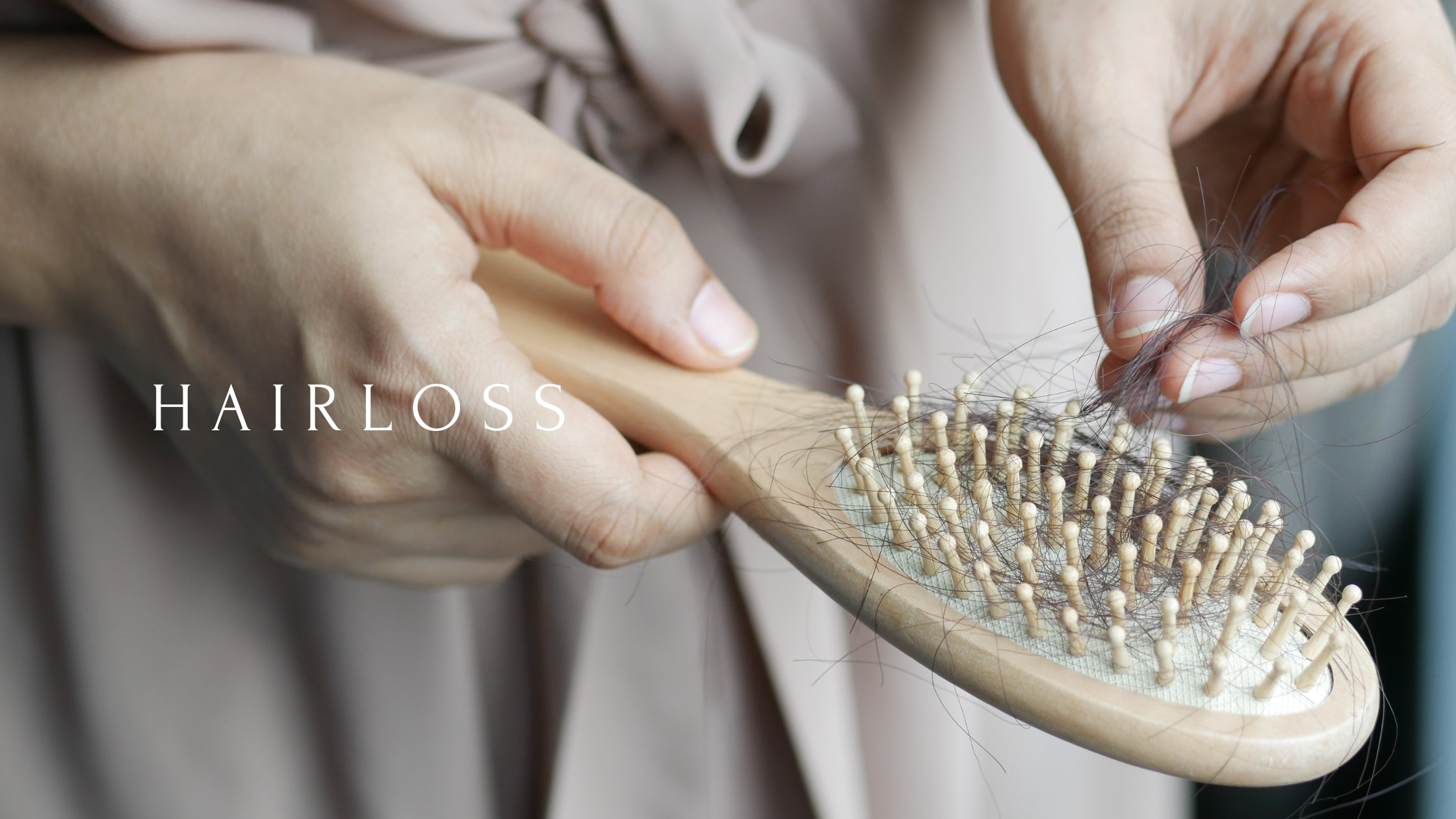Blog banner for Frontrow hair blog topic: Hair loss or thinning and alopecia solutions