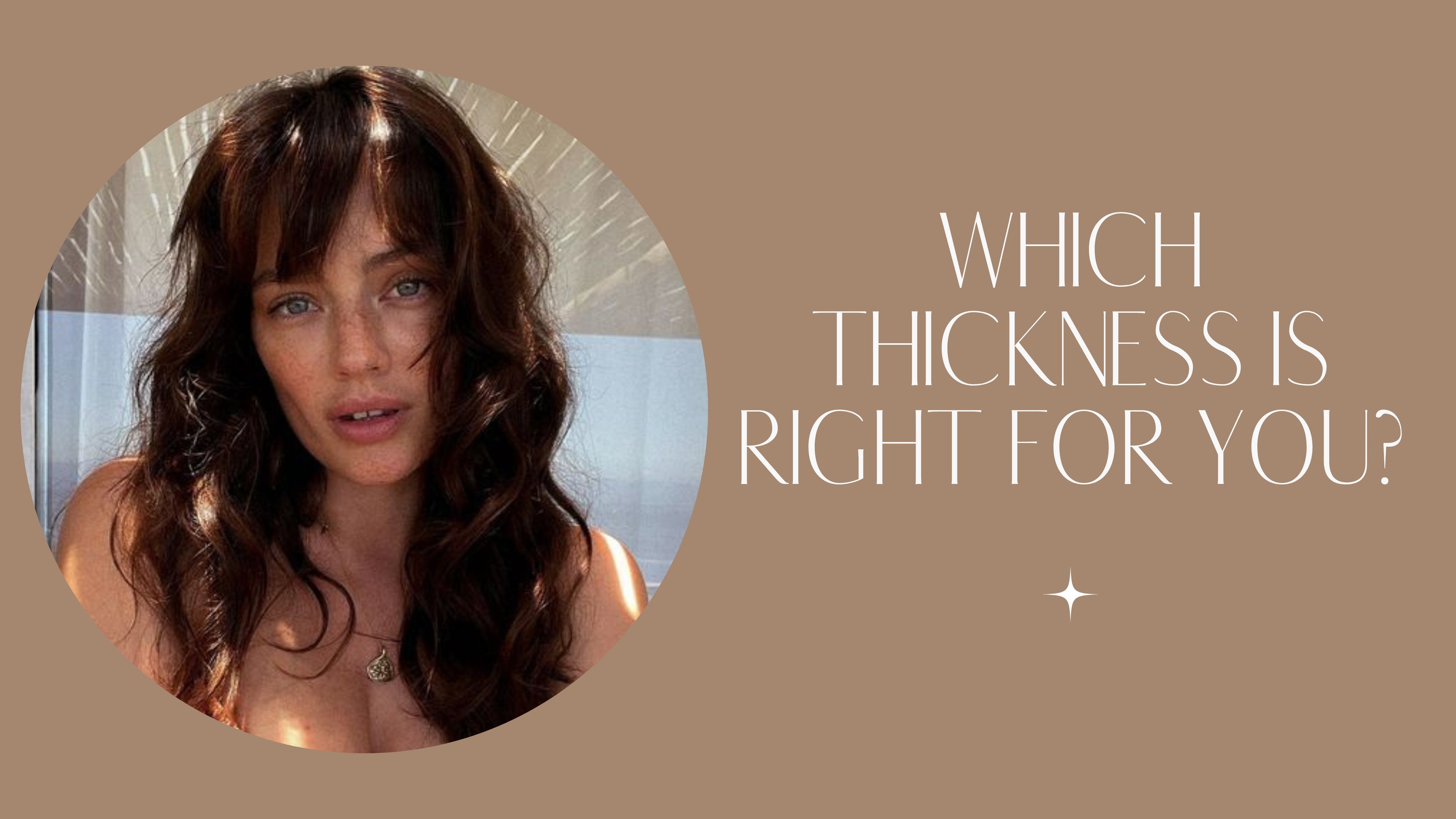 A LOOK AT THE 3 DIFFERENT CLIP-IN EXTENSION THICKNESSES