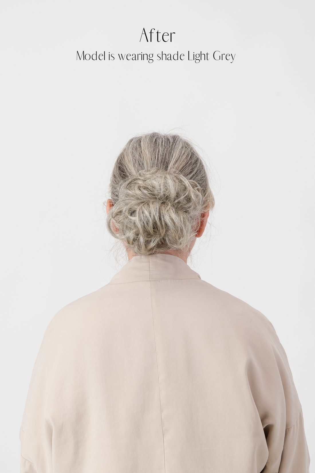Light Grey Hair Scrunchie