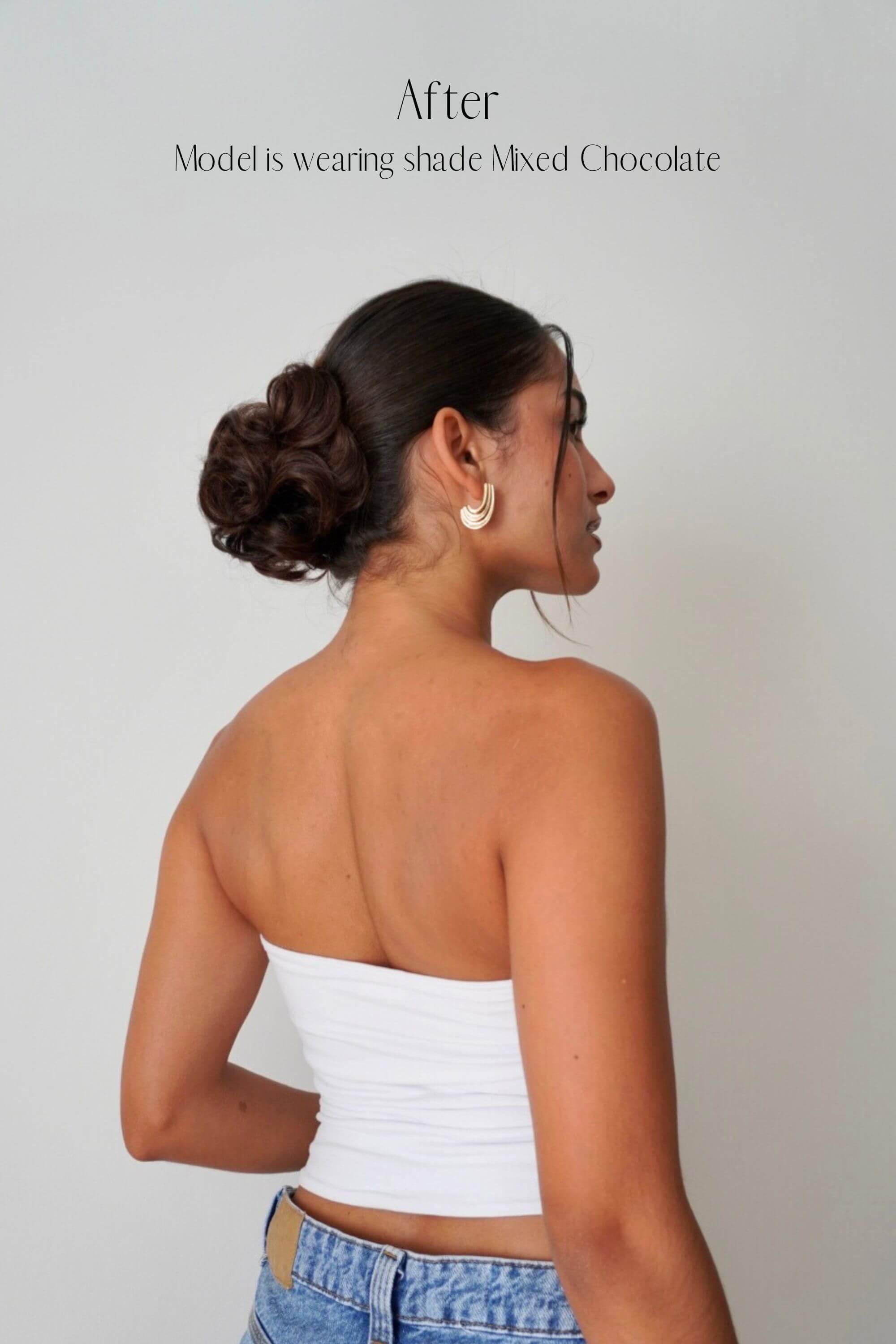 Mixed Chocolate Hair Scrunchie