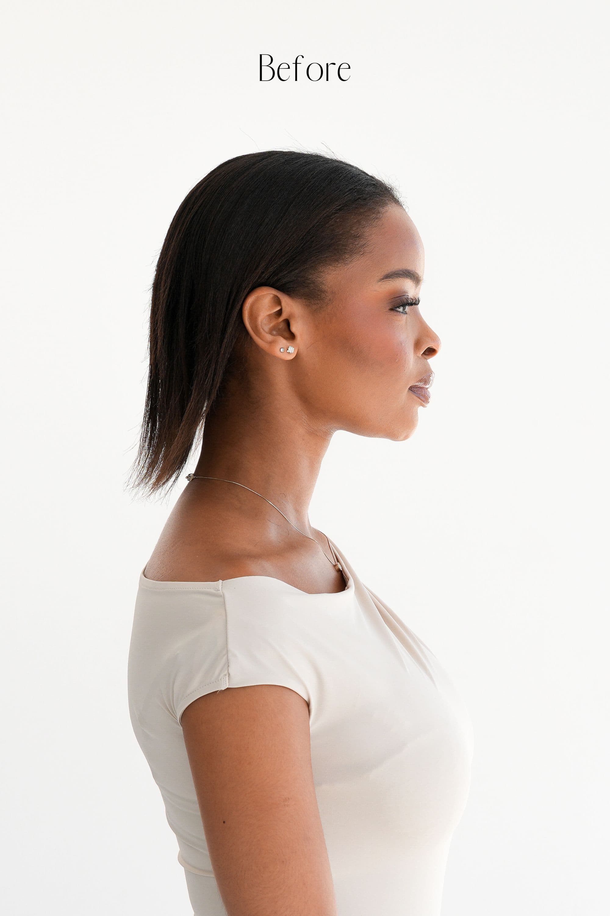 Brown Black Kinky Straight Clip-in Extensions 120g