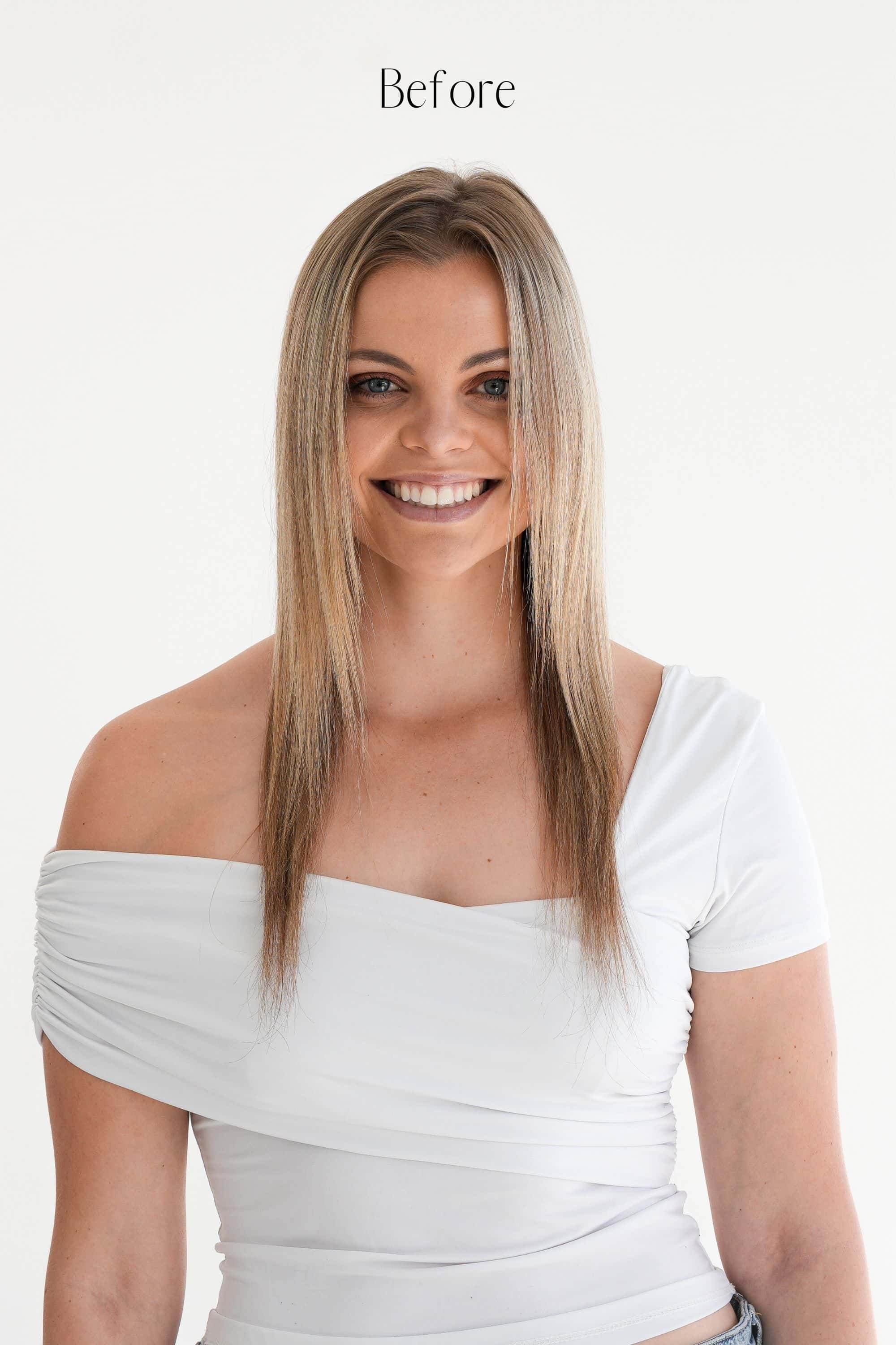 Ash Blonde Halo Hair Extensions