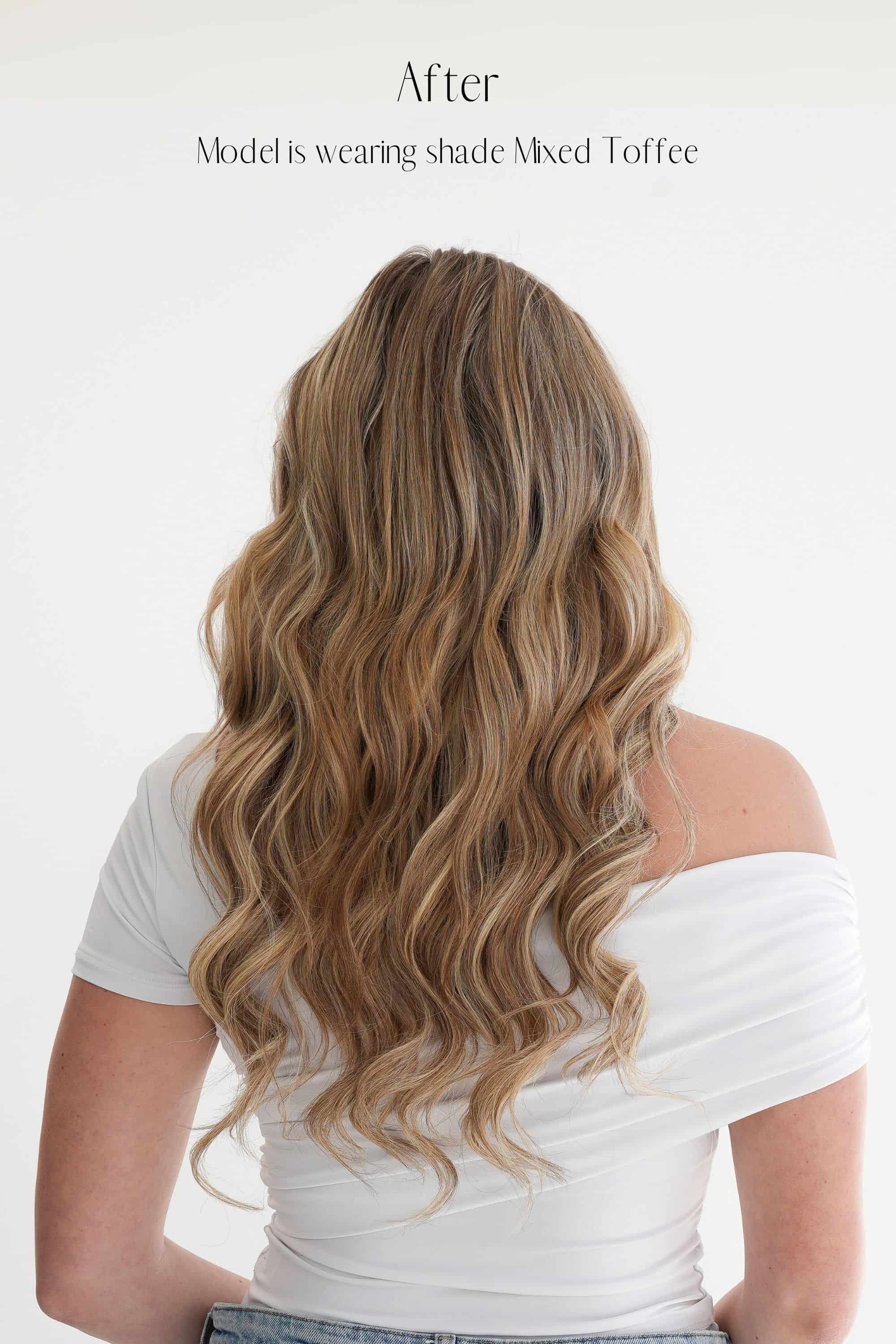 Mixed Blonde Clip-in Hair Extensions