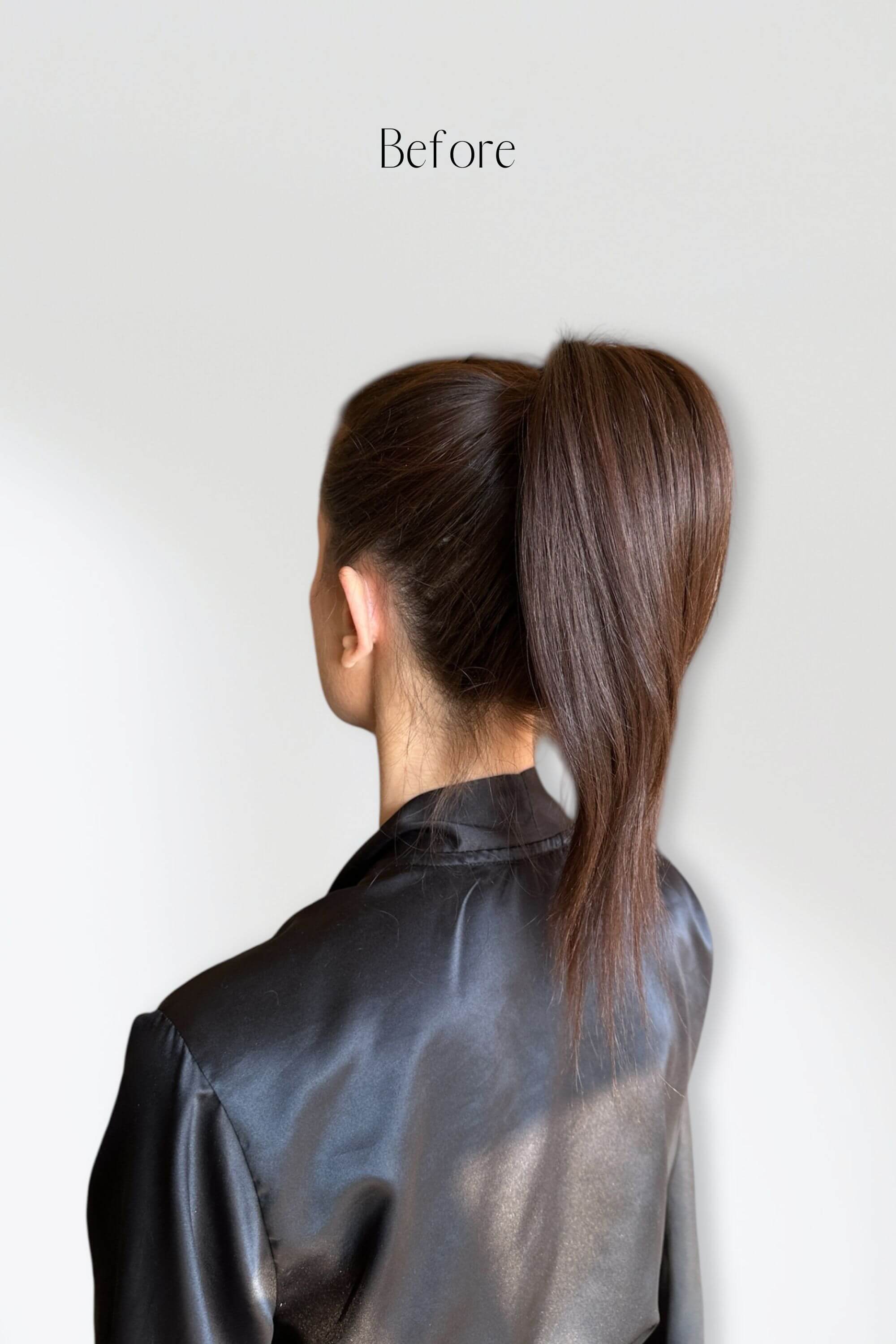 Dark Brown 20inch Clip in Ponytail