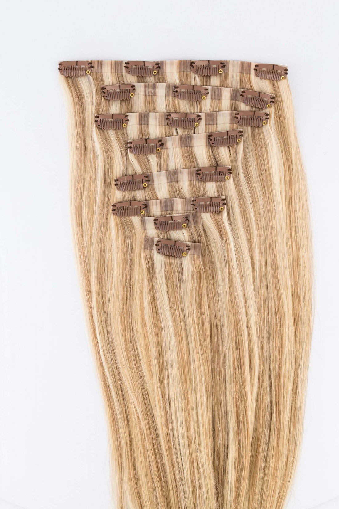 Butter Blonde Seamless Clip-In Hair Extensions