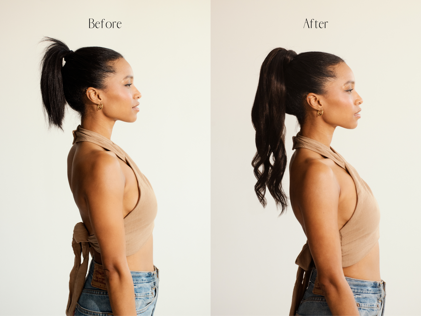 Dark Brown Clip-in Bangs