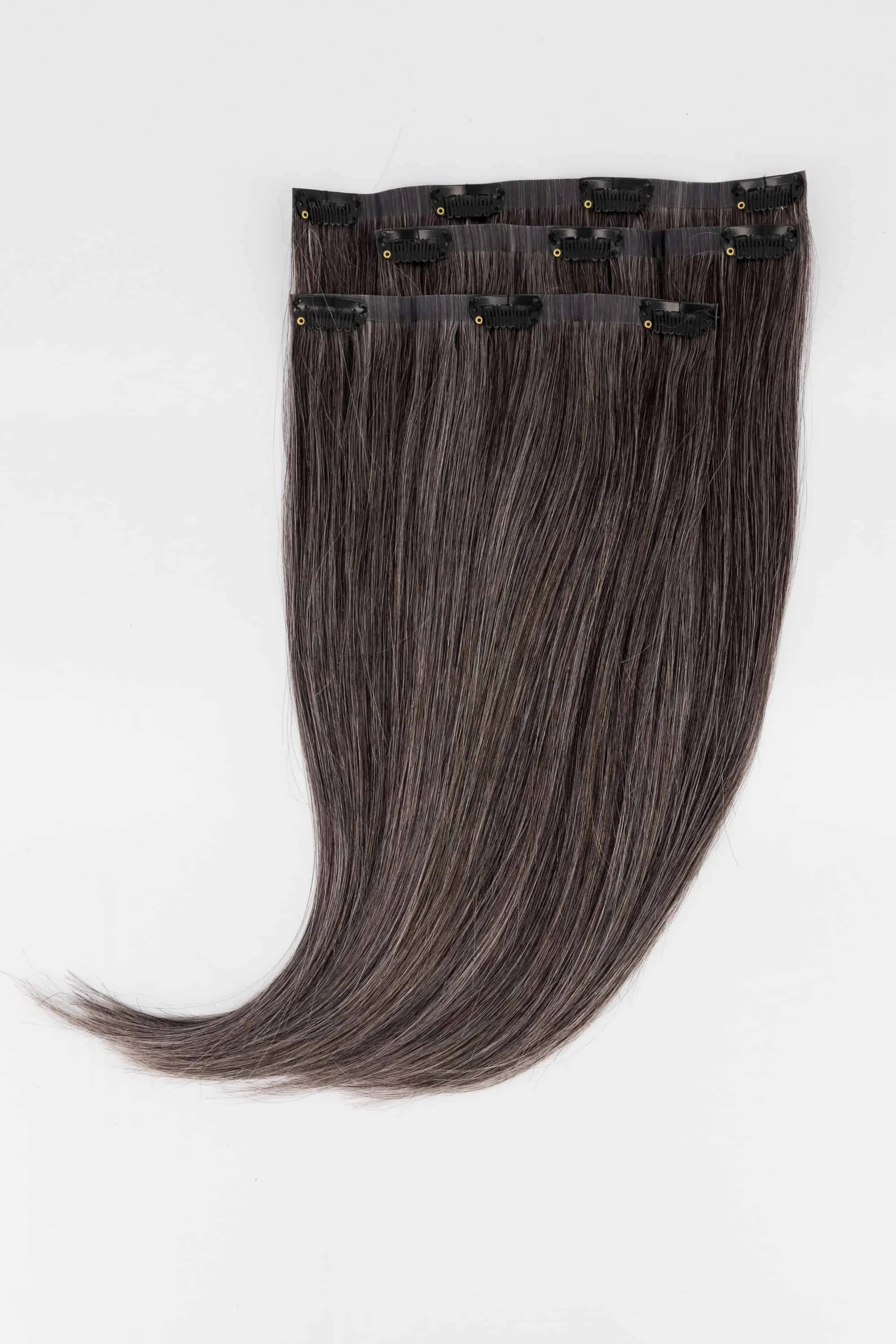 Dark Grey Volumizing Clip-in Hair Set 60g / 14ββ in length