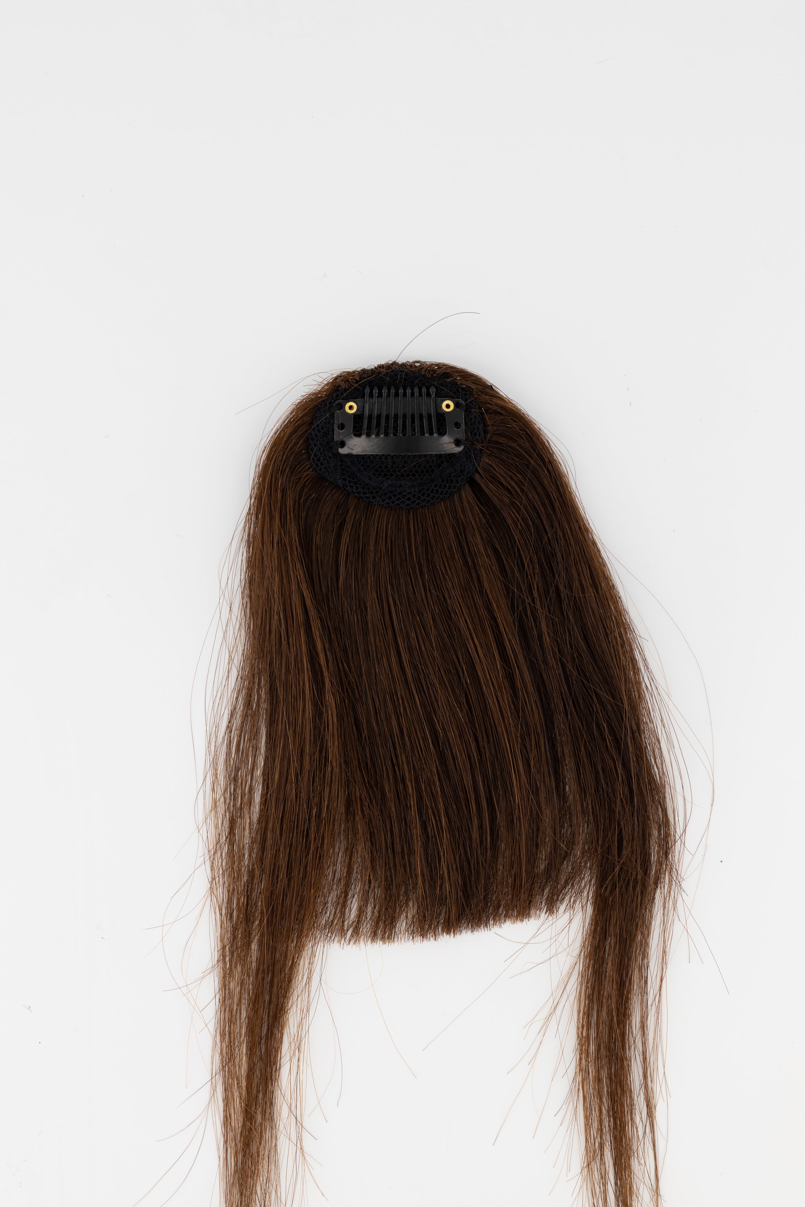 Frontrow clip-in bangs in dark brown