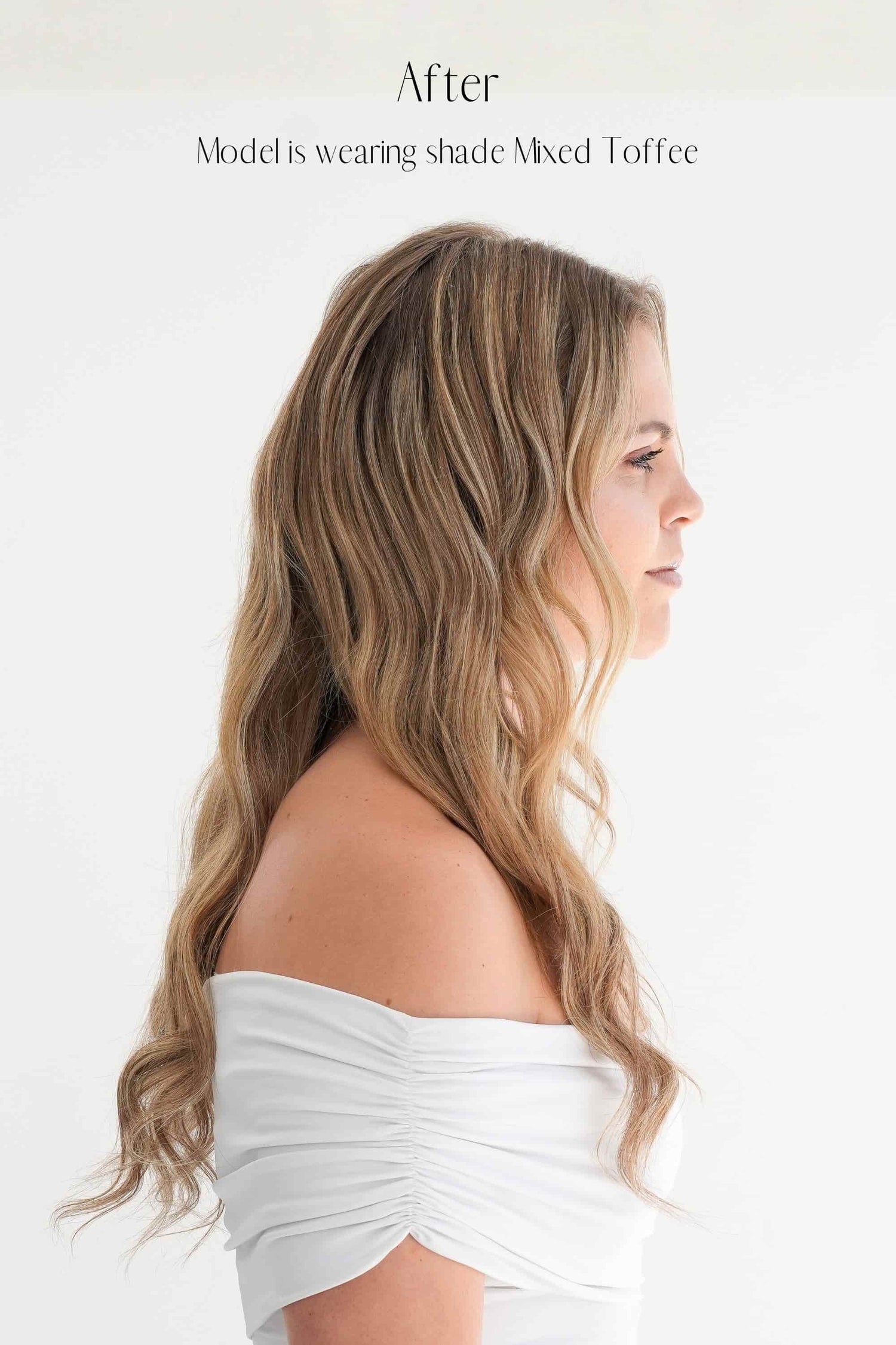Ash Blonde Halo Hair Extensions