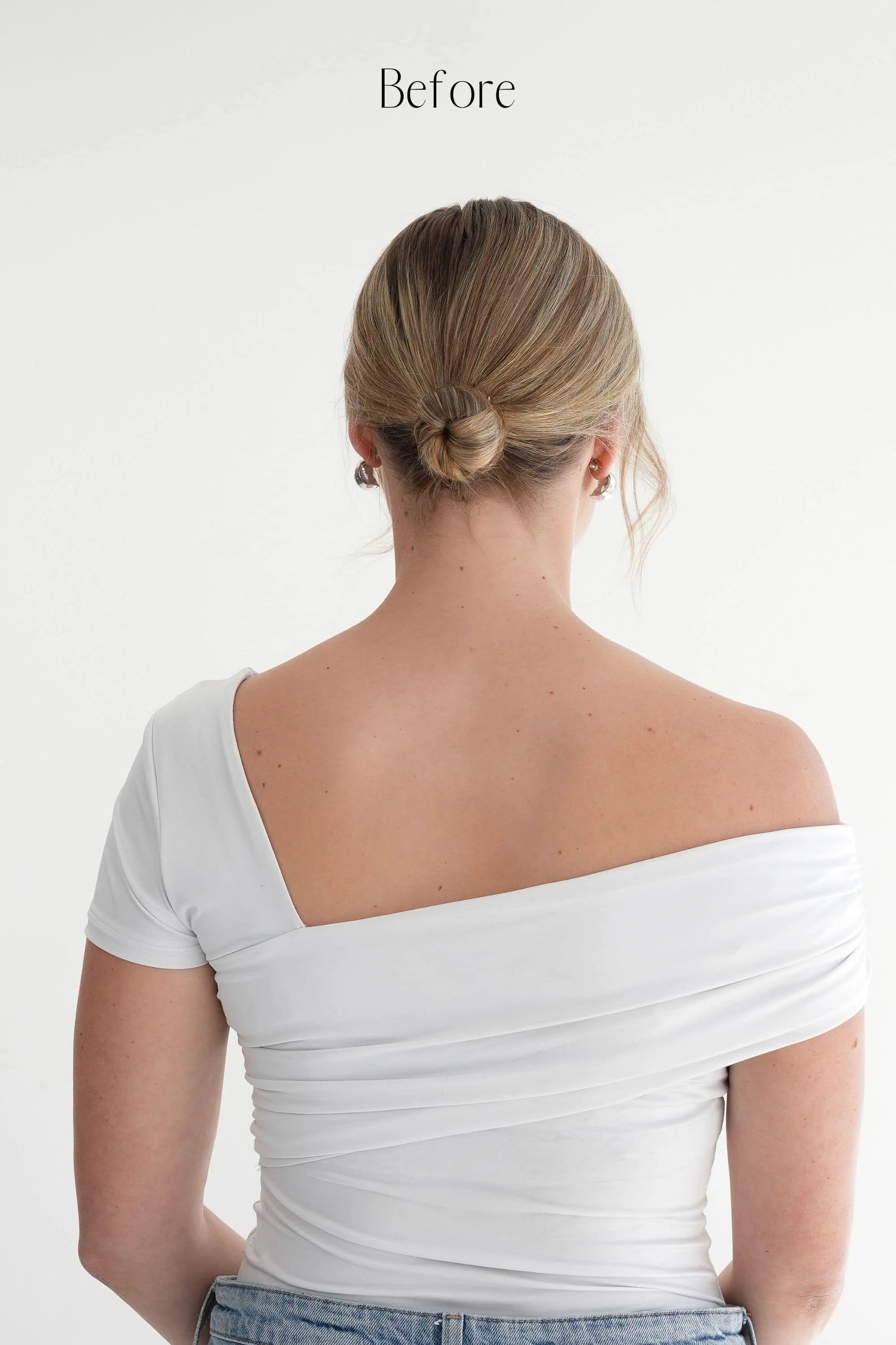 Highlighted Brown Hair Scrunchie