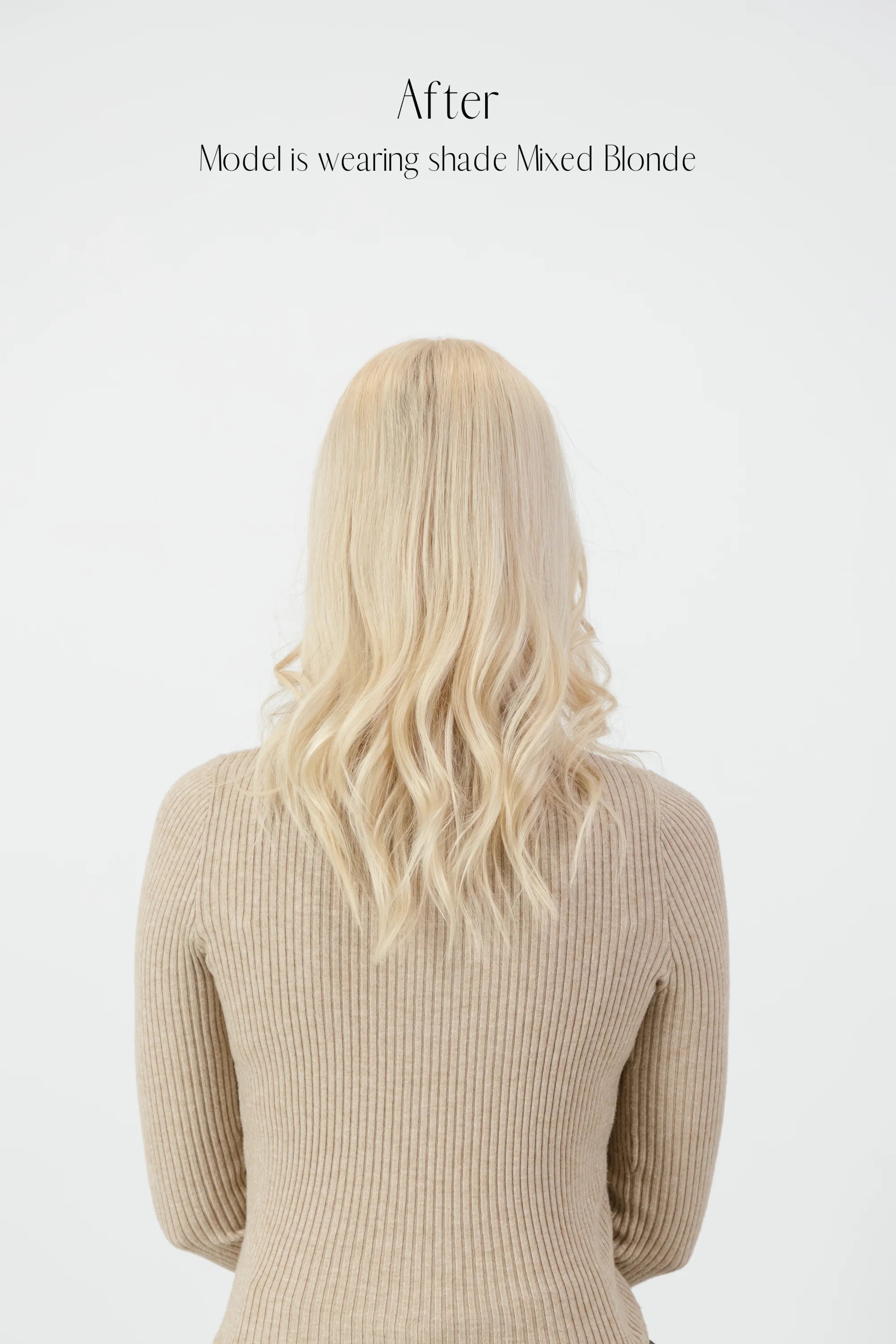 Mixed Blonde Hair Topper