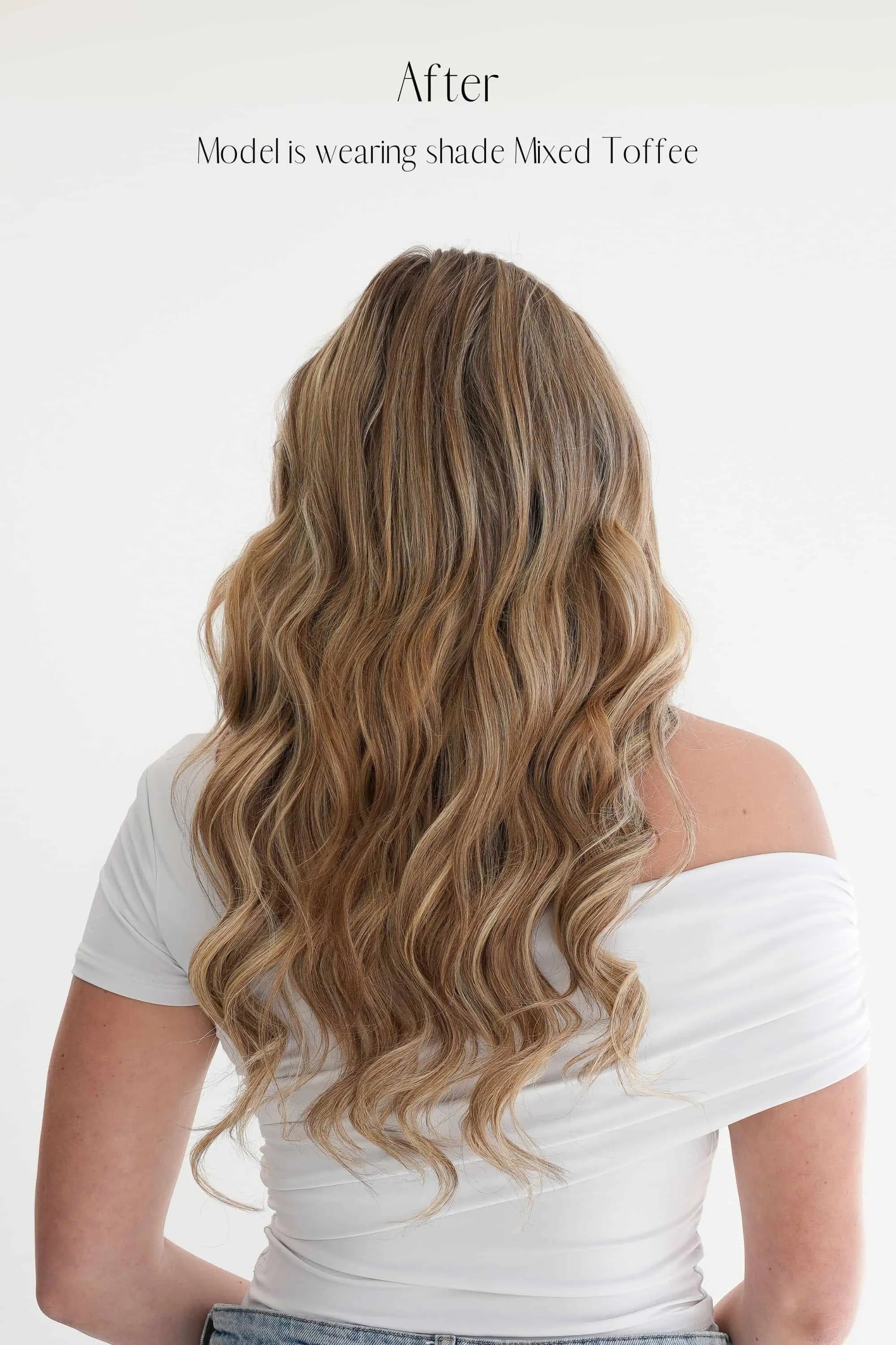 Dimensional Toffee Blonde Clip-In Hair Extensions