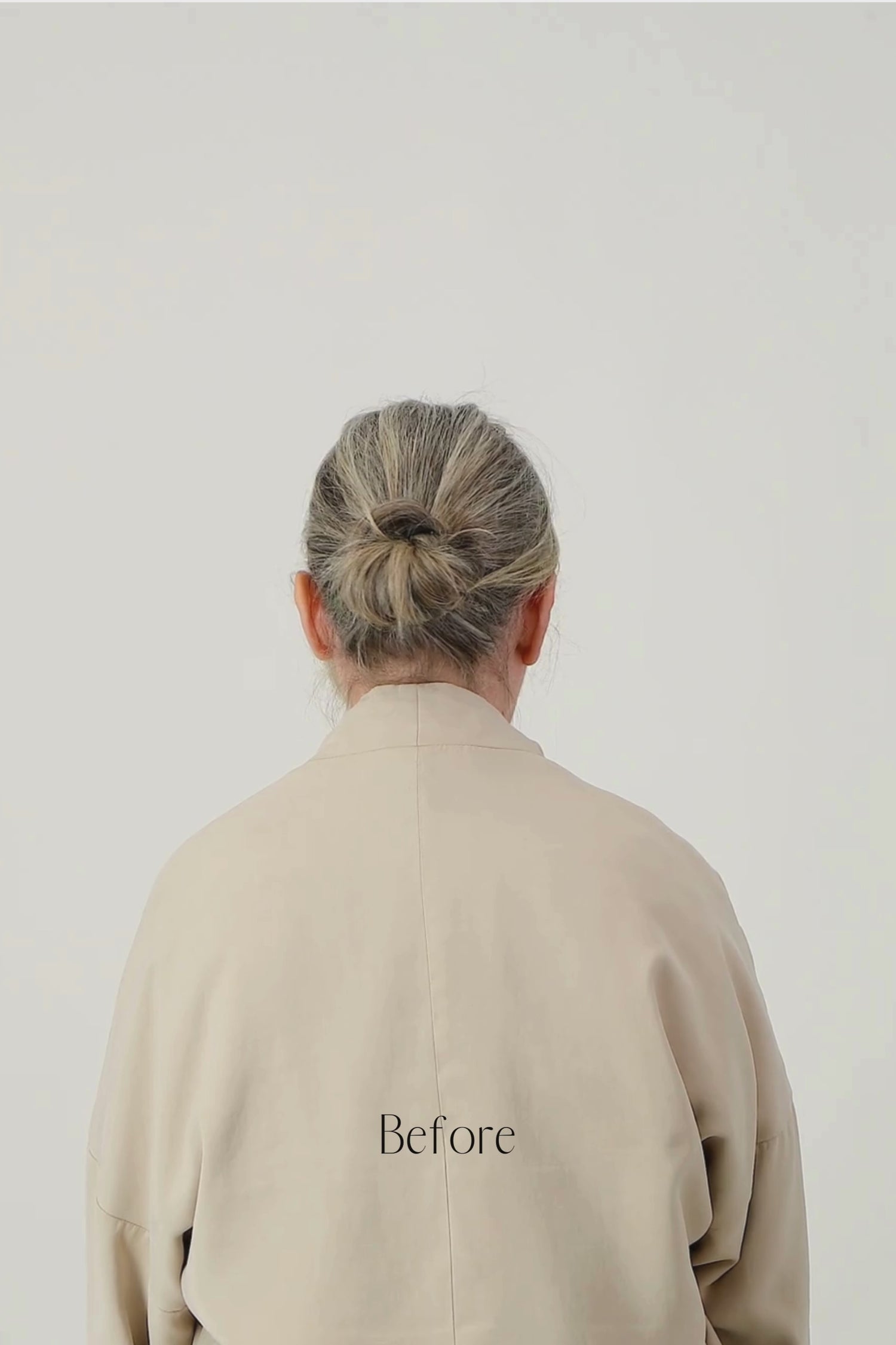 Dark Grey Hair Scrunchie