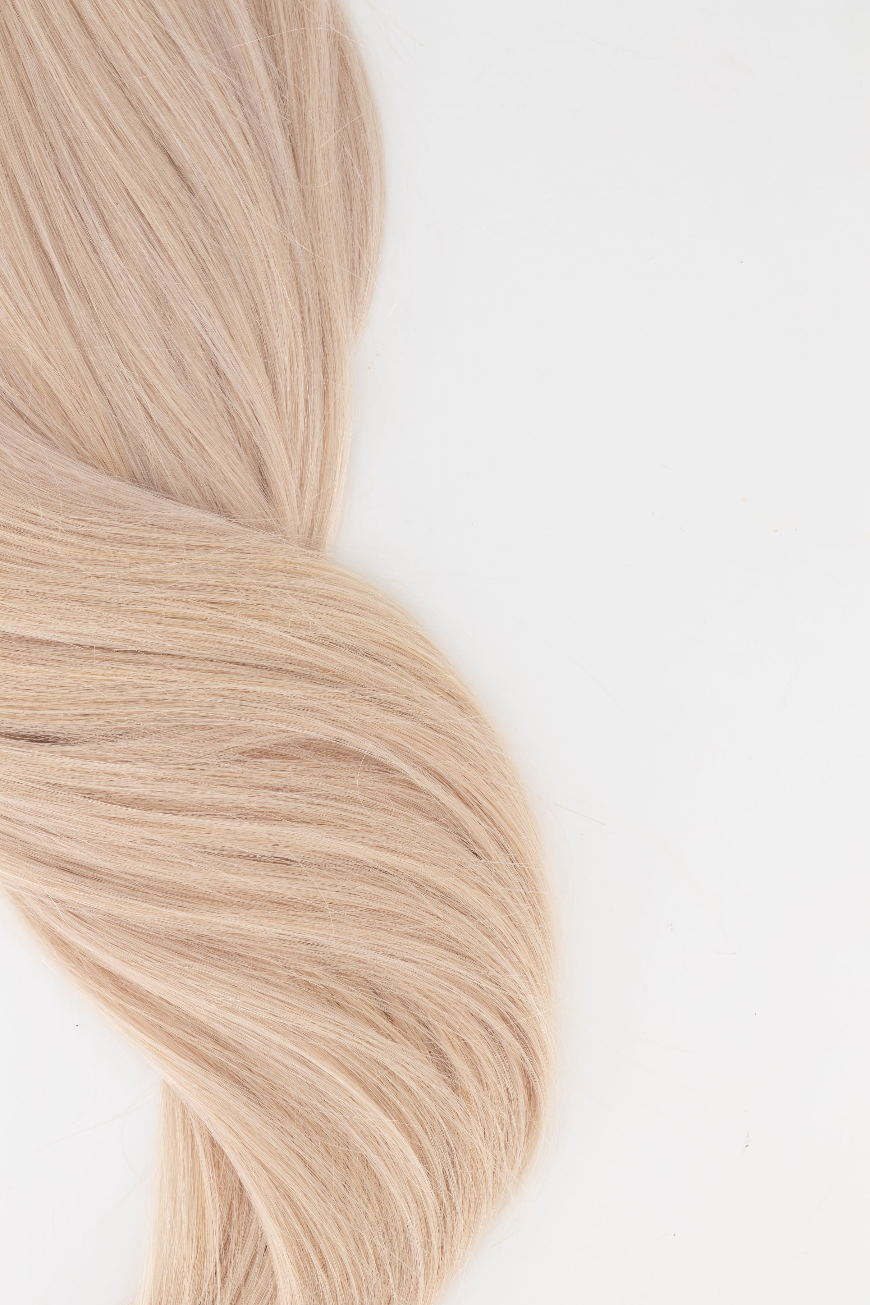 Frontrow set of clip-in hair extensions in ash blonde