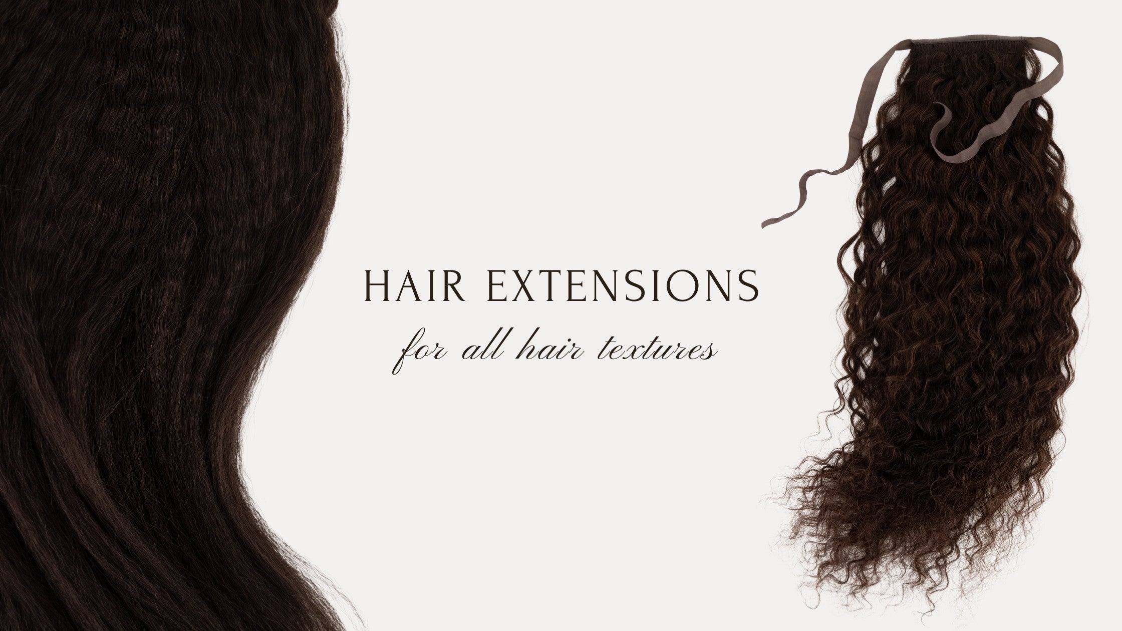 Frontrow hair blog banner that reads: hair extensions for all hair textures