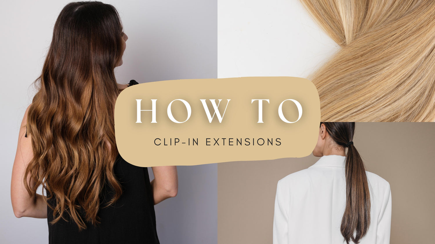 How To: Clip in Your Hair Extensions