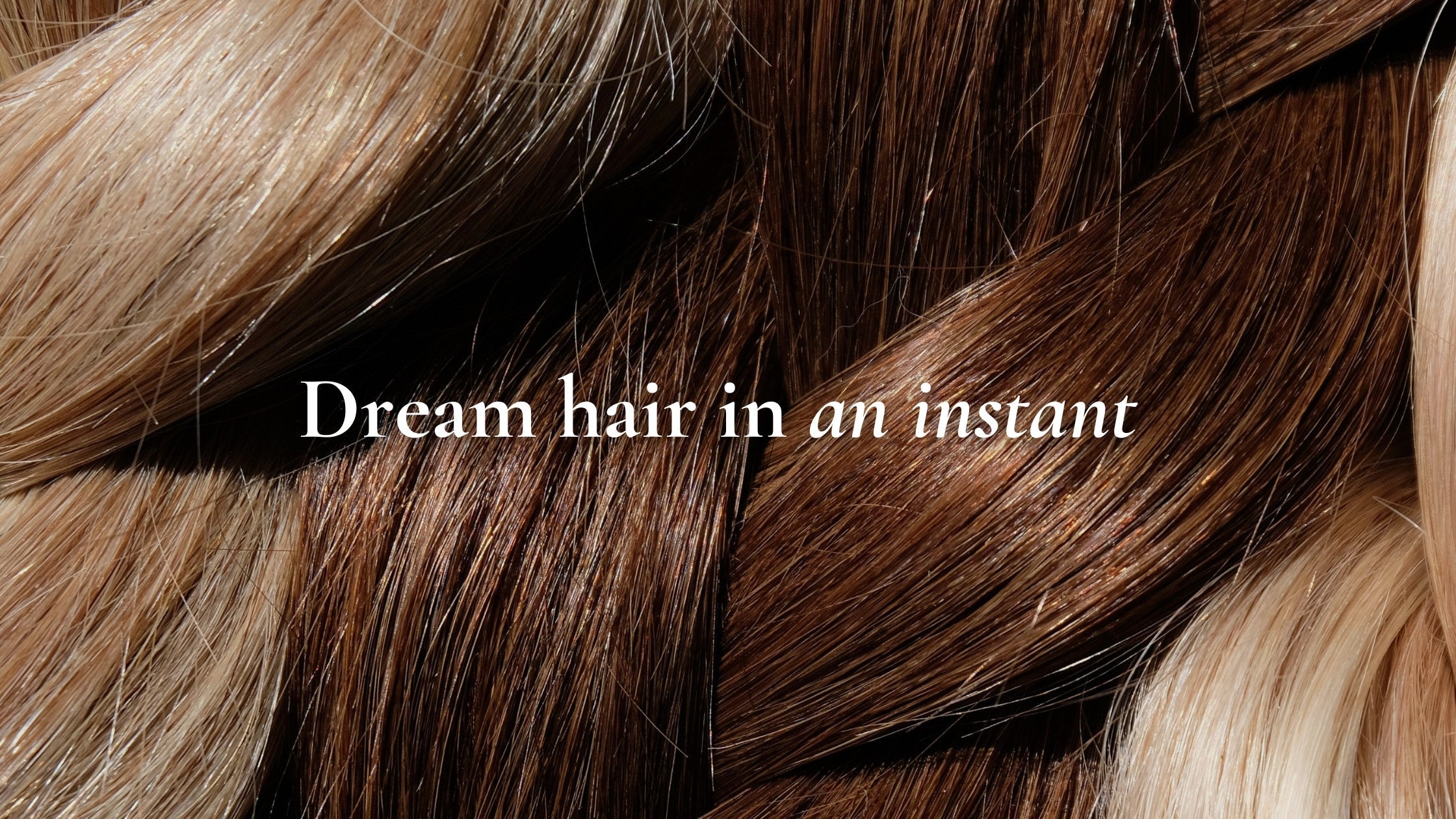 Frontrow blog titled 'Dream hair in minutes'