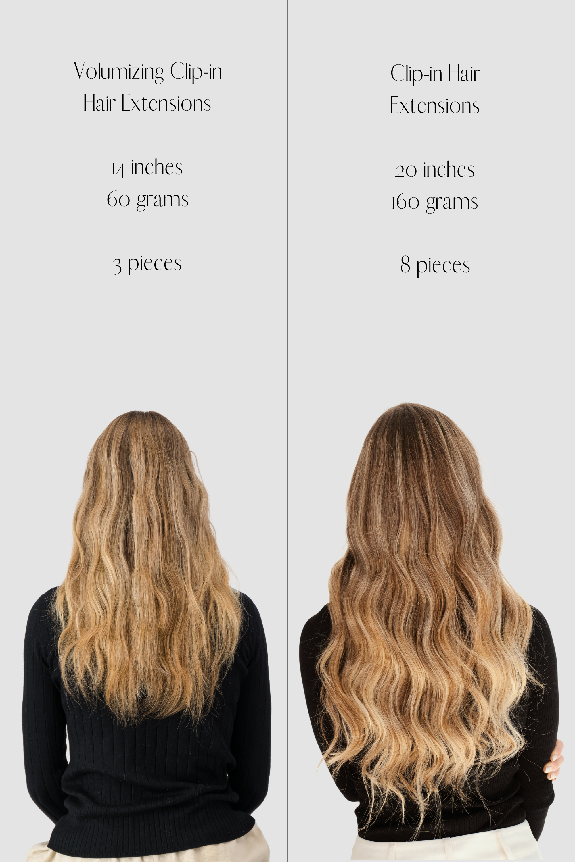 Mixed Toffee Balayage Volumizing Clip-in Hair Set