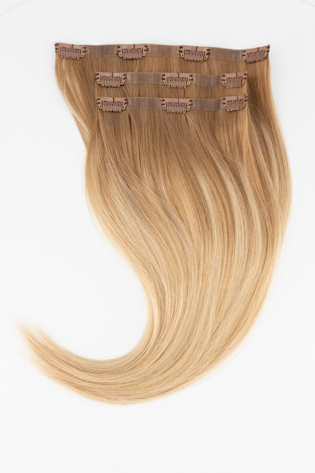 Mixed Blonde Balayage Volumizing Clip-in Hair Set 60g Set / 14’’ in length