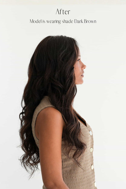 Dark Brown Clip-in Hair Extensions