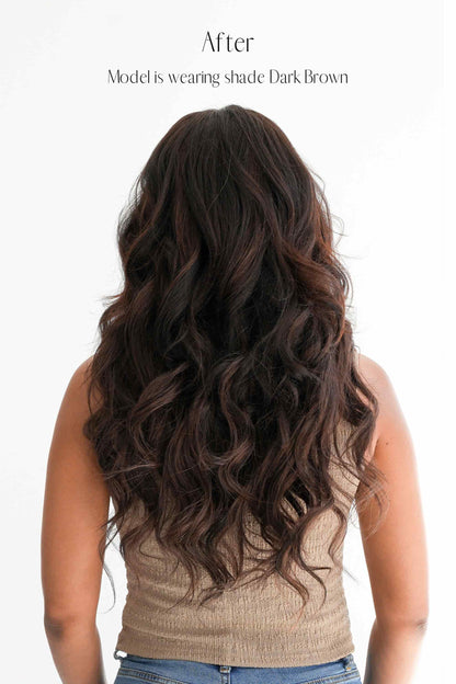 Dark Brown Clip-in Hair Extensions