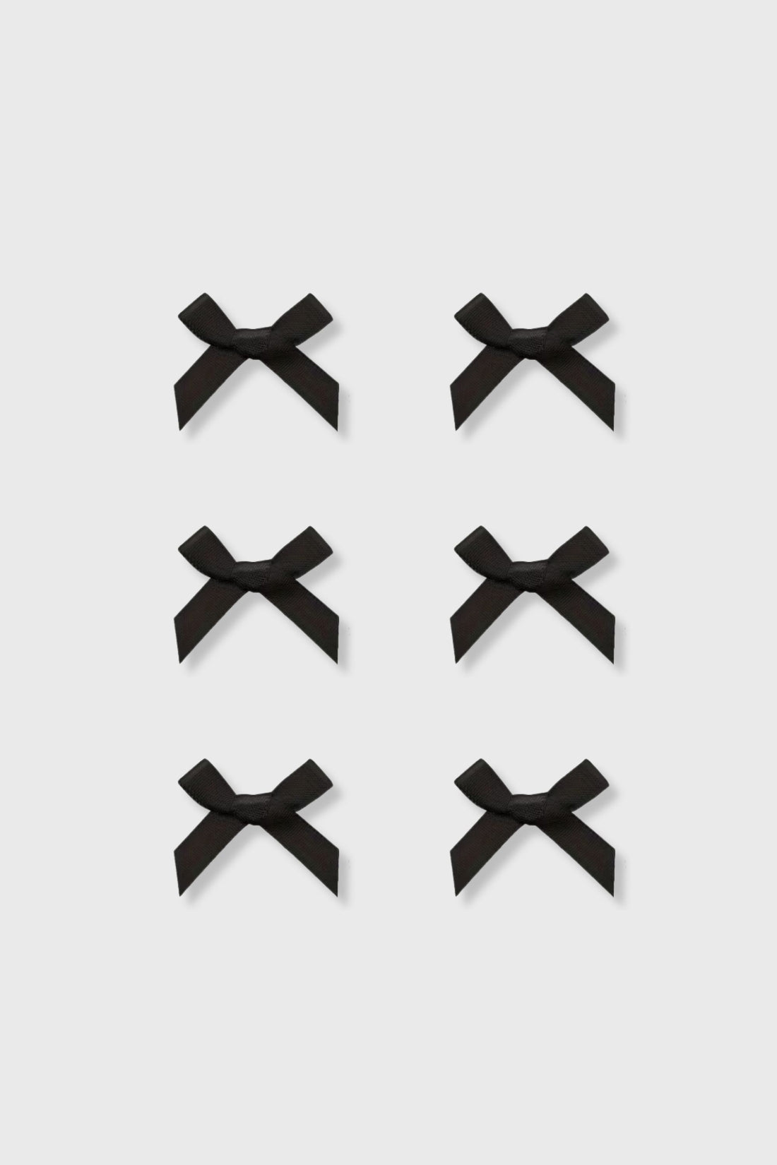 Mini Clip-in Bows - Black