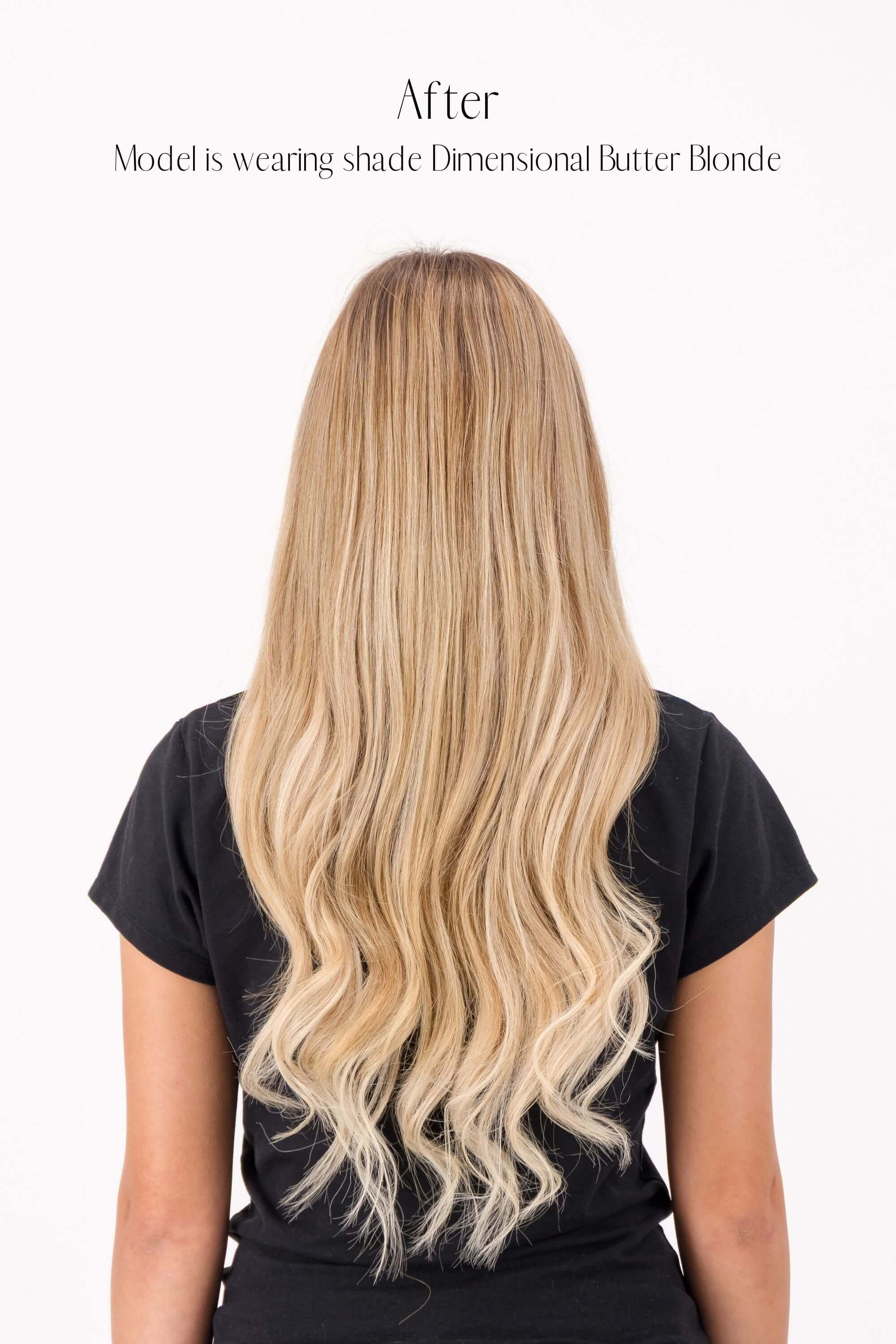 Dimensional Butter Blonde Clip-In Hair Extensions
