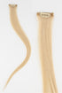 Frontrow human hair clip-in colour strips in ash blonde