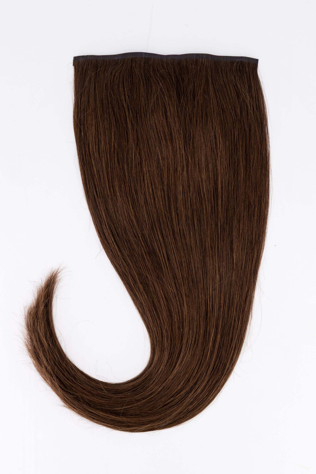 Chocolate Brown Seamless Clip-In Hair Extensions