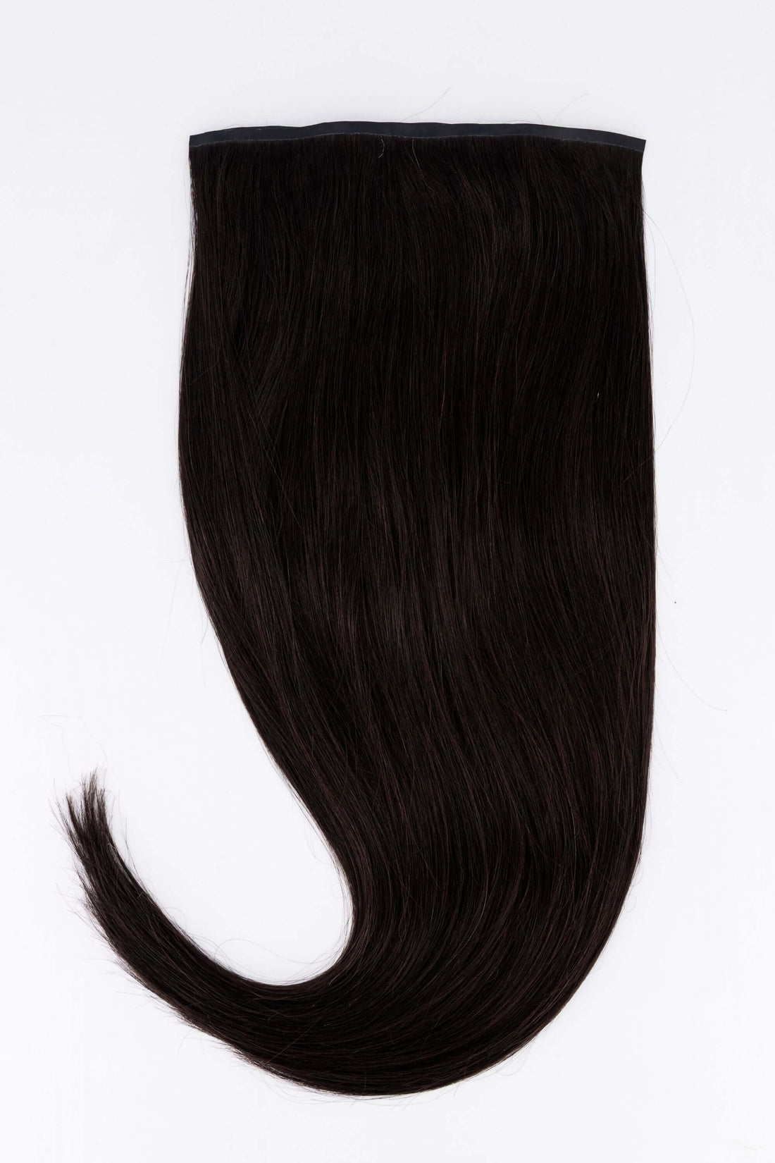 Brown Black Seamless Clip-in Hair Extensions