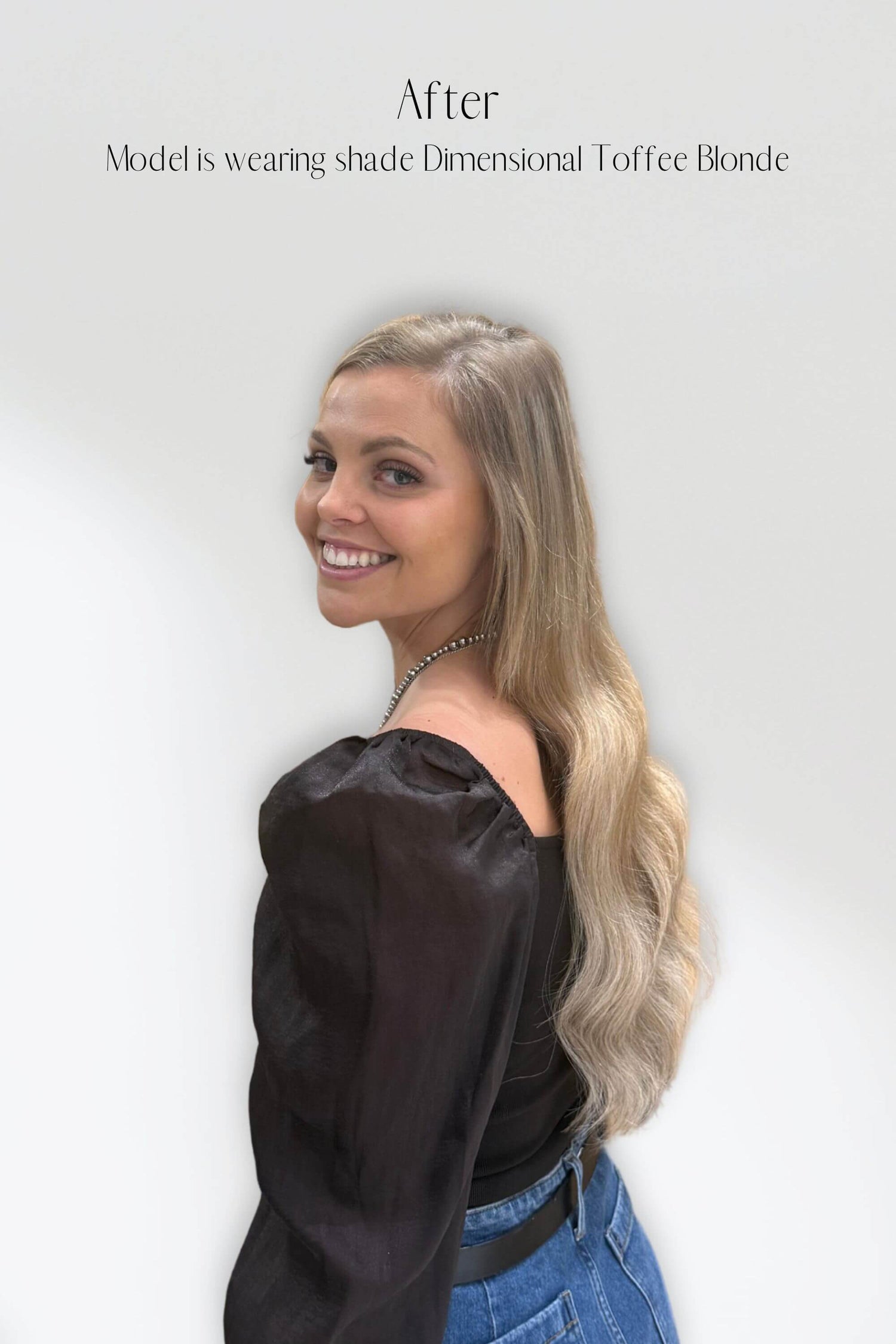 Dimensional Toffee Blonde Clip-In Hair Extensions