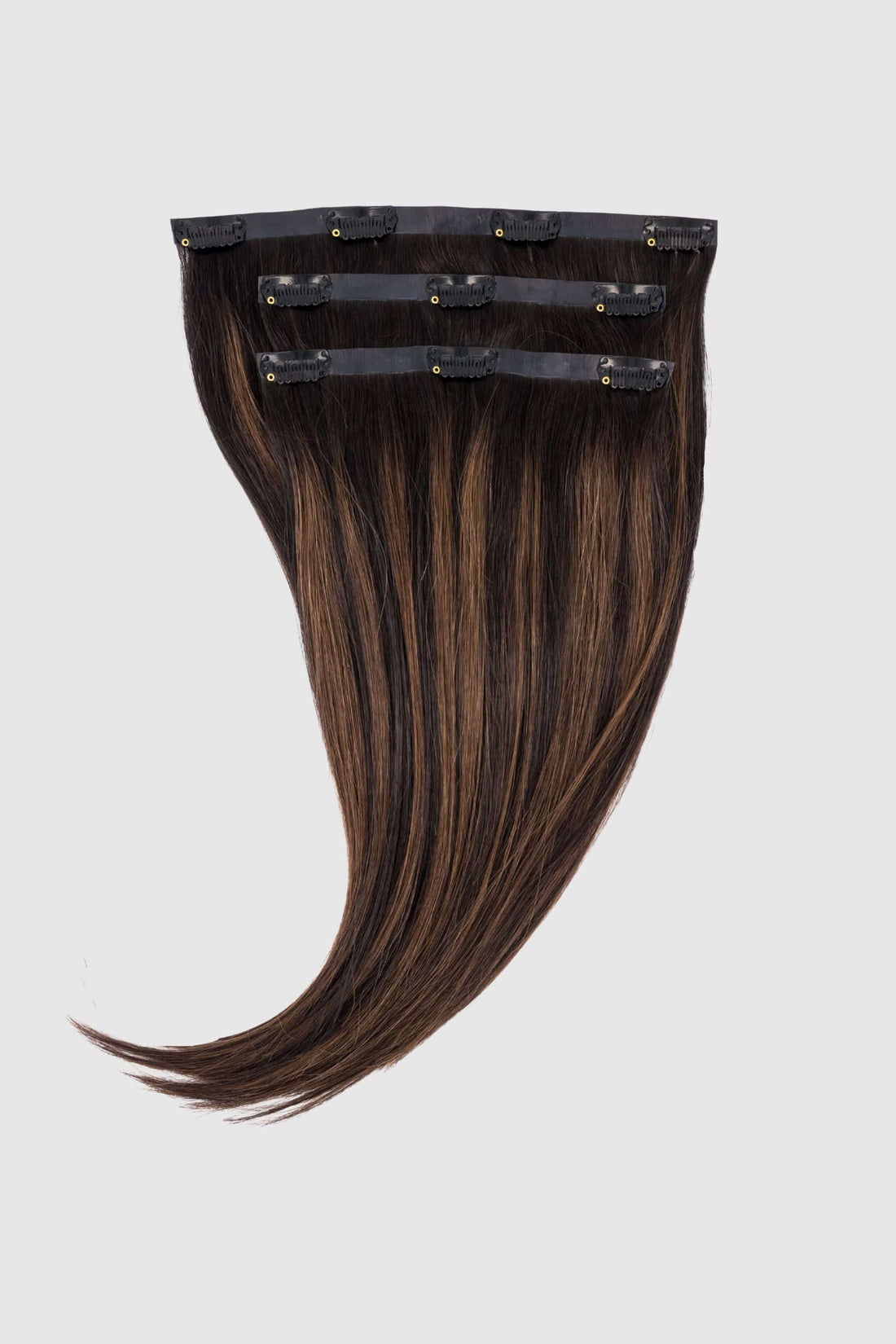 Rooted Mixed Chocolate Volumizing Clip-in Hair Set
