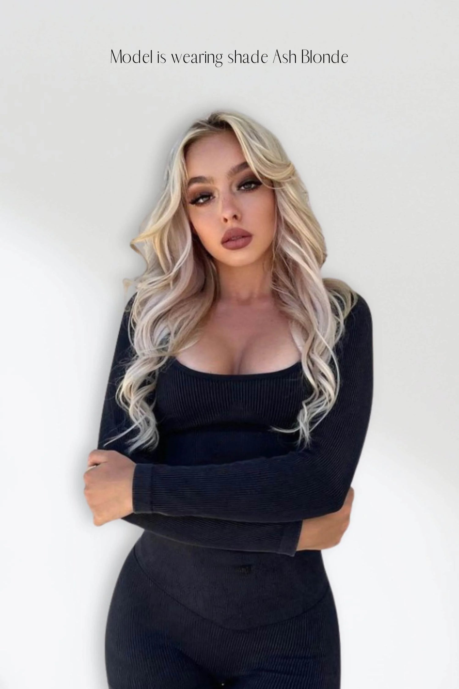 Ash Blonde Clip-in Hair Extensions Double-drawn Clip-in extensions