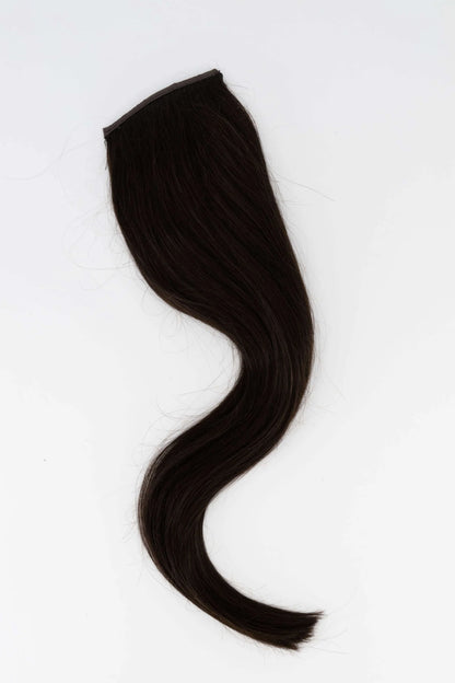 Brown Black 20inch Clip in Ponytail Ponytail