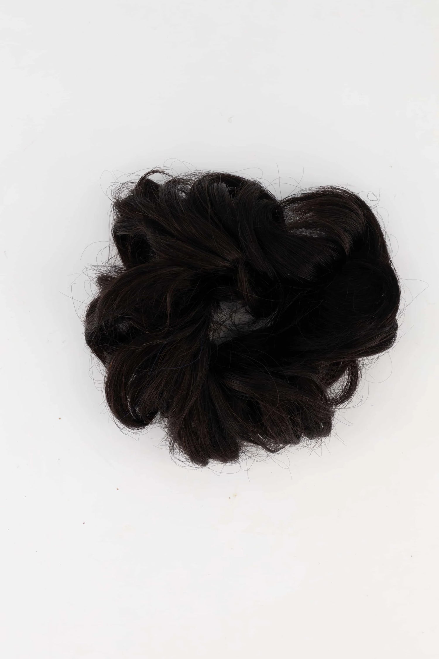 Brown Black Hair Scrunchie