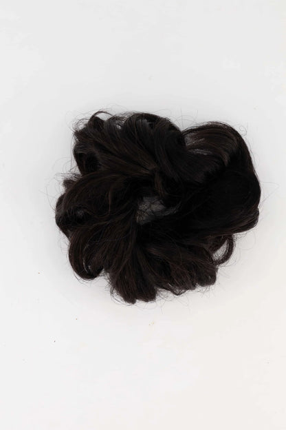 Brown Black Hair Scrunchie