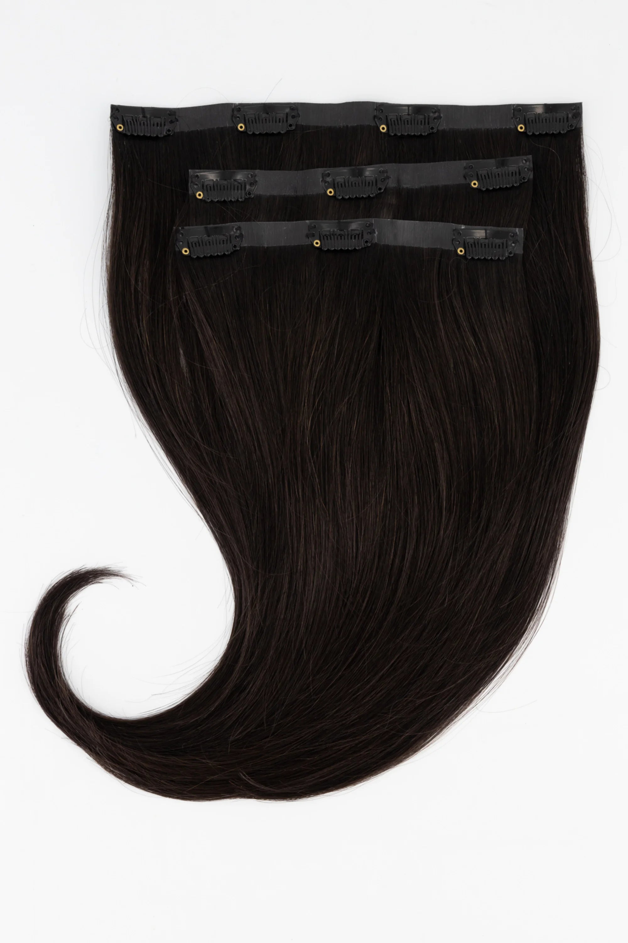 Brown Black Volumizing Clip-in Hair Set 60g Set / 14’’ in length