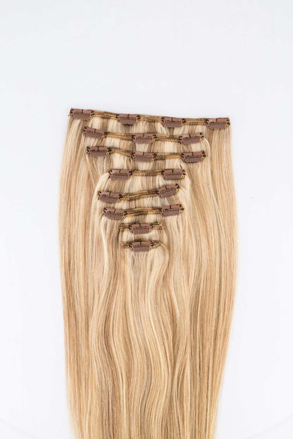 Dimensional Butter Blonde Clip-In Hair Extensions
