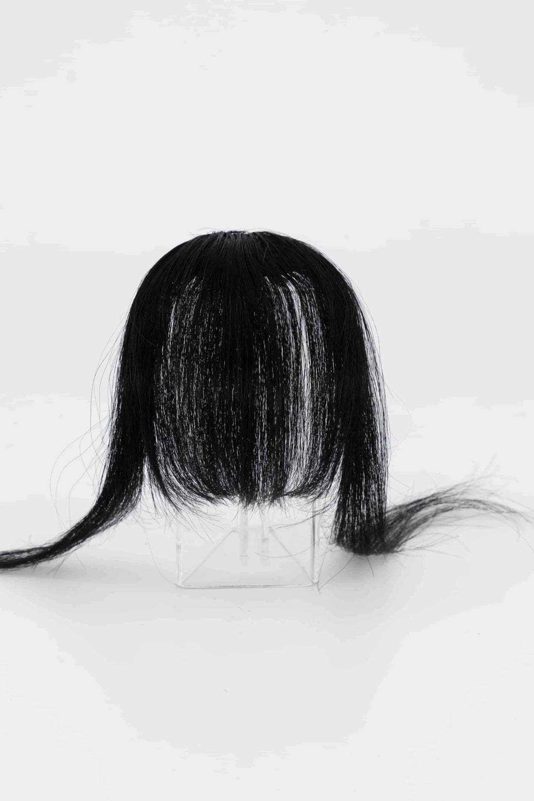 Jet Black Clip-in Bangs Bang