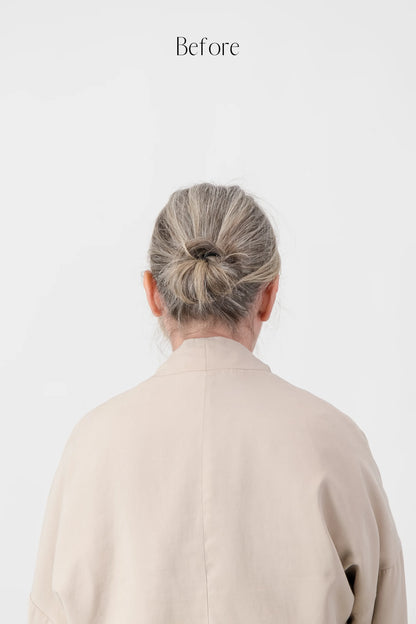 Light Grey Hair Scrunchie