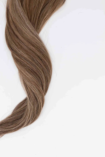 Mixed Ash Brown Clip-in Hair Extensions 160g Set