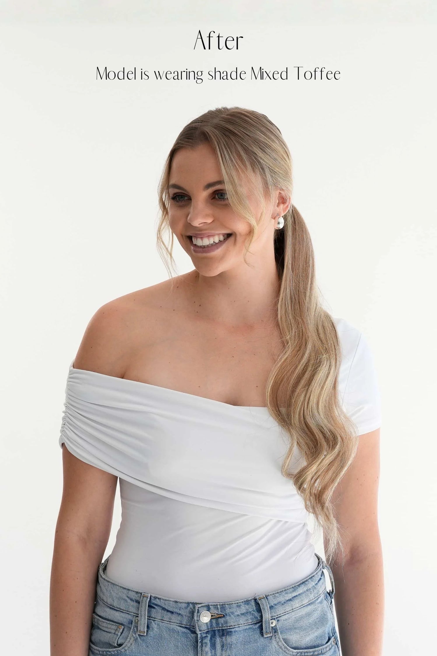 Mixed Toffee 20inch Clip in Ponytail Ponytail