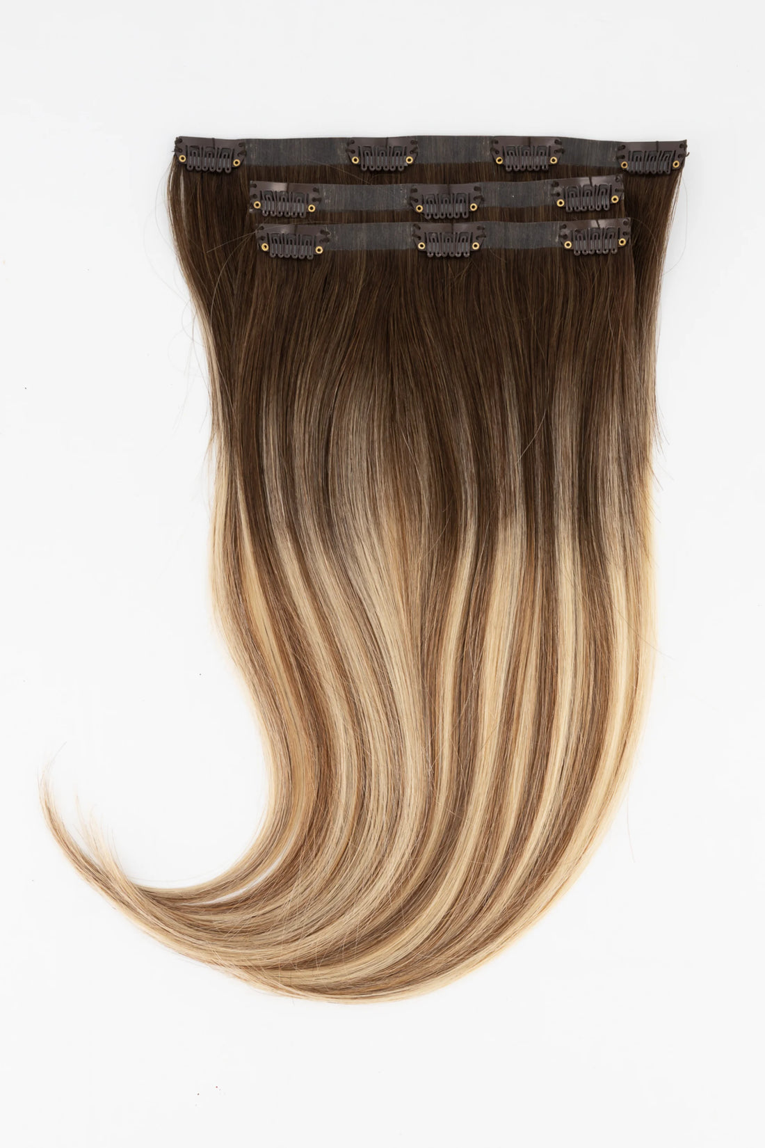 Mixed Toffee Balayage Volumizing Clip-in Hair Set 60g Set / 14’’ in length