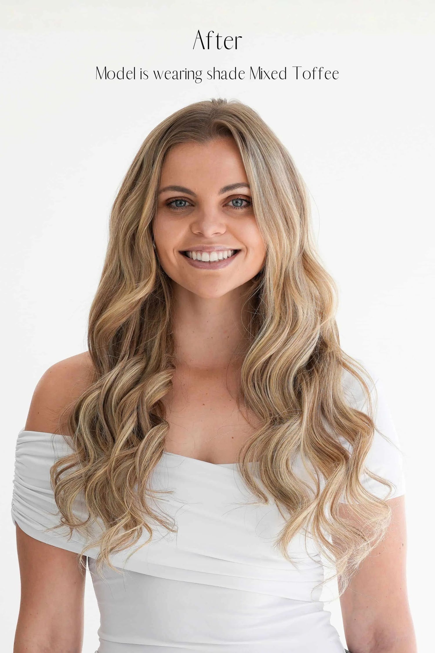 Highlighted Cool Blonde Clip-in Hair Extensions