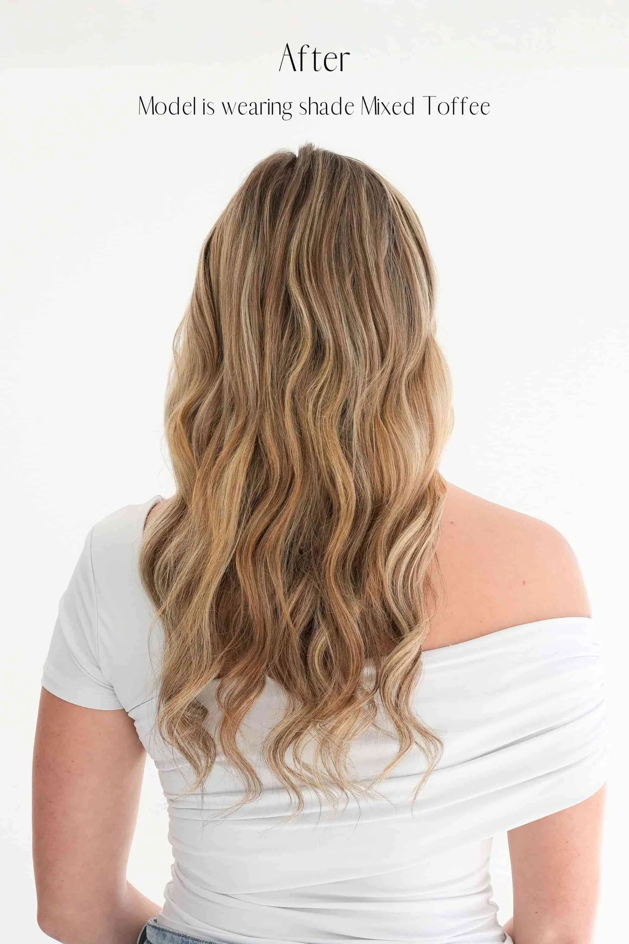 Mixed Toffee Halo Hair Extensions