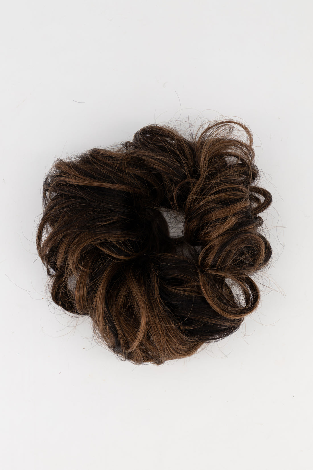 Frontrow hair scrunchie in mixed chocolate