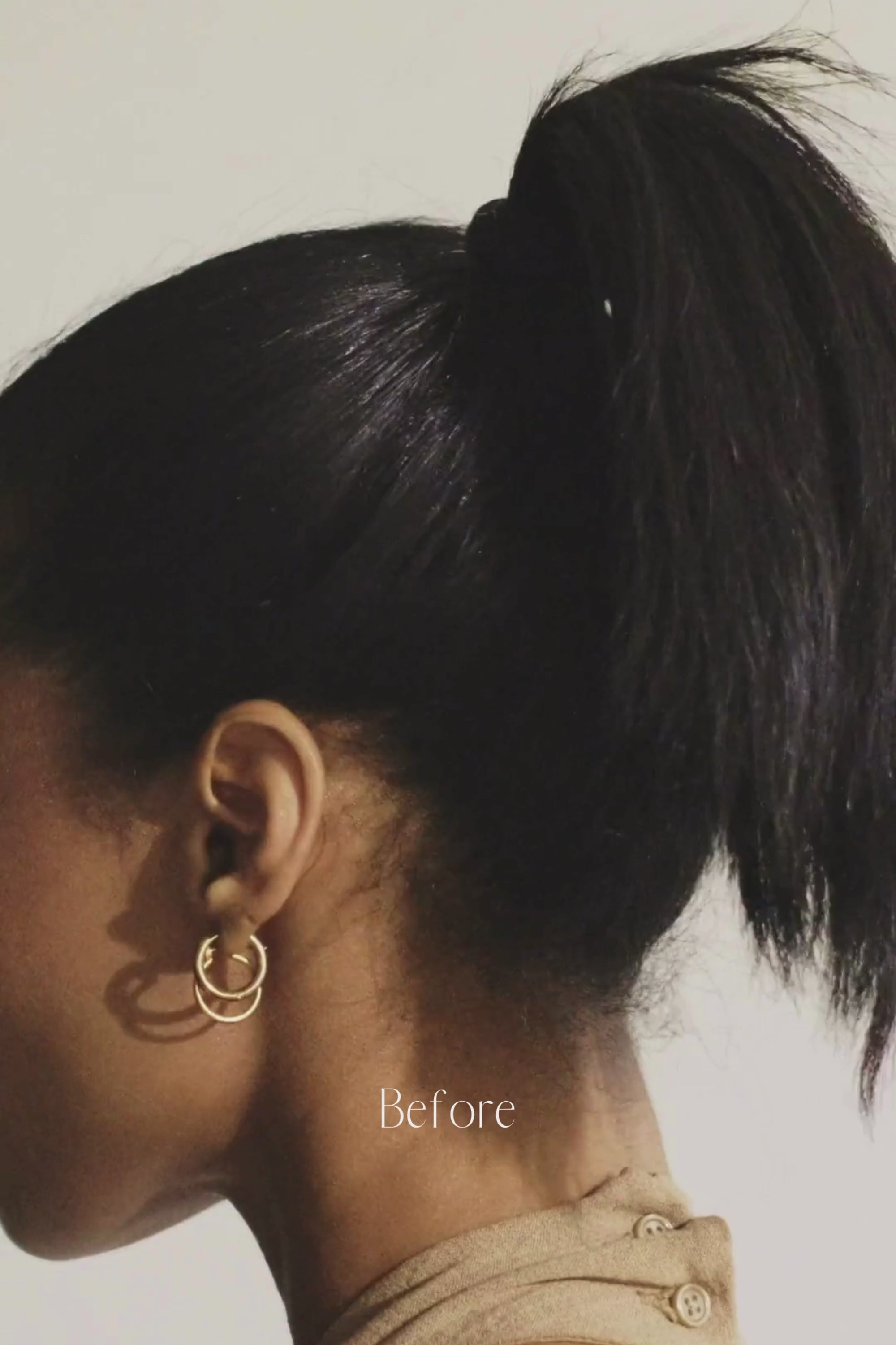 Brown Black 20inch Clip in Ponytail