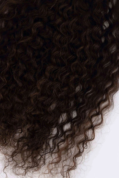 Rooted Mixed Chocolate Curly Clip-in Extensions 120g Set