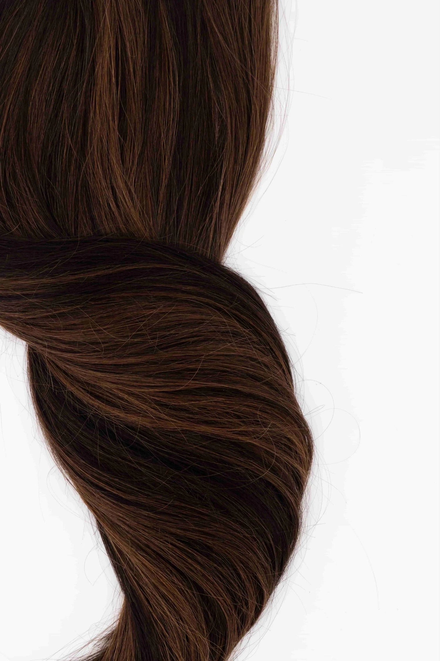 Rooted Mixed Chocolate Volumizing Halo Hair Extensions