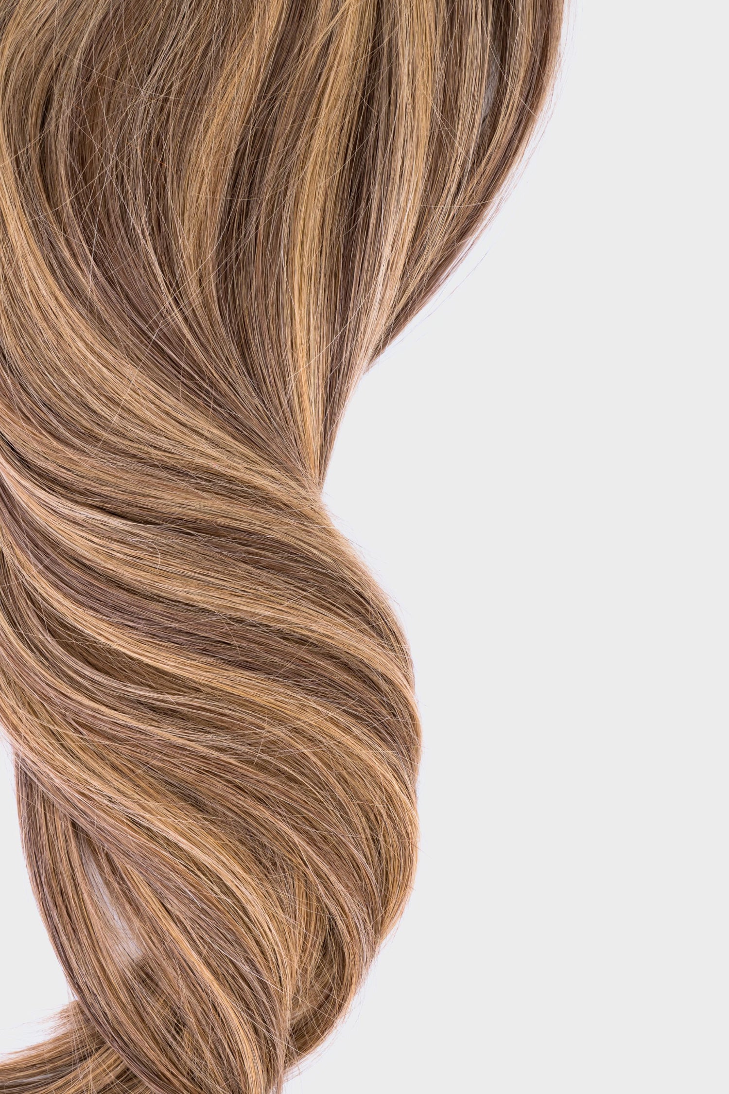Toffee Brown Balayage Volumizing Clip-in Hair Set